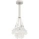 Blossom LED 11.1 inch Salt White Cluster Pendant Ceiling Light in 3000K LED