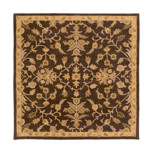 Caesar 96 X 96 inch Brown and Brown Area Rug, Wool