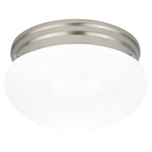 Webster 2 Light 9.5 inch Brushed Nickel Flush Mount Ceiling Light