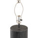 Daher 26 inch 9 watt Black Table Lamp Portable Light