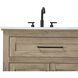 Remington 72 X 35 inch Natural Oak Bathroom Vanity Cabinet
