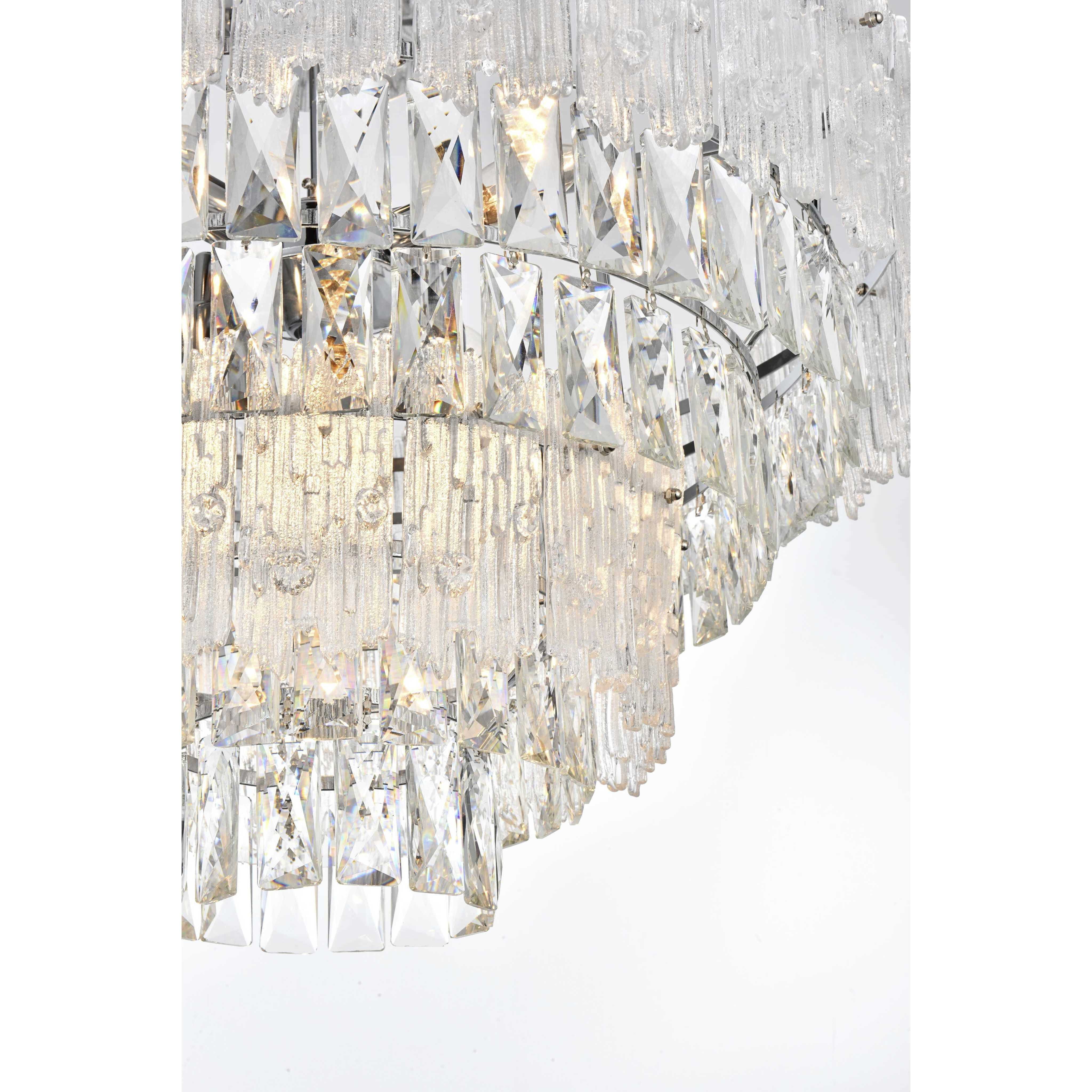 Emilia 8 Light 25 inch Chrome Flush Mount Ceiling Light