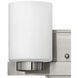 Miley 2 Light 13 inch Brushed Nickel Vanity Light Wall Light in Etched White
