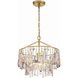 Elsa 1 Light 15 inch Antique Gold Chandelier Ceiling Light