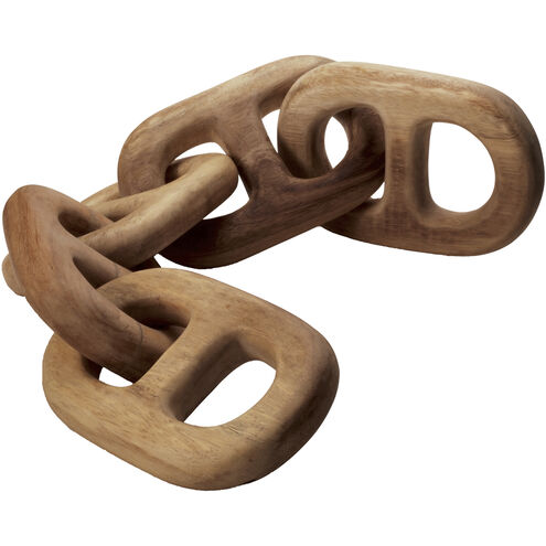 Chain Link Natural Decorative Object