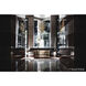Reign LED 24 inch Aged Gold Brass Pendant Ceiling Light