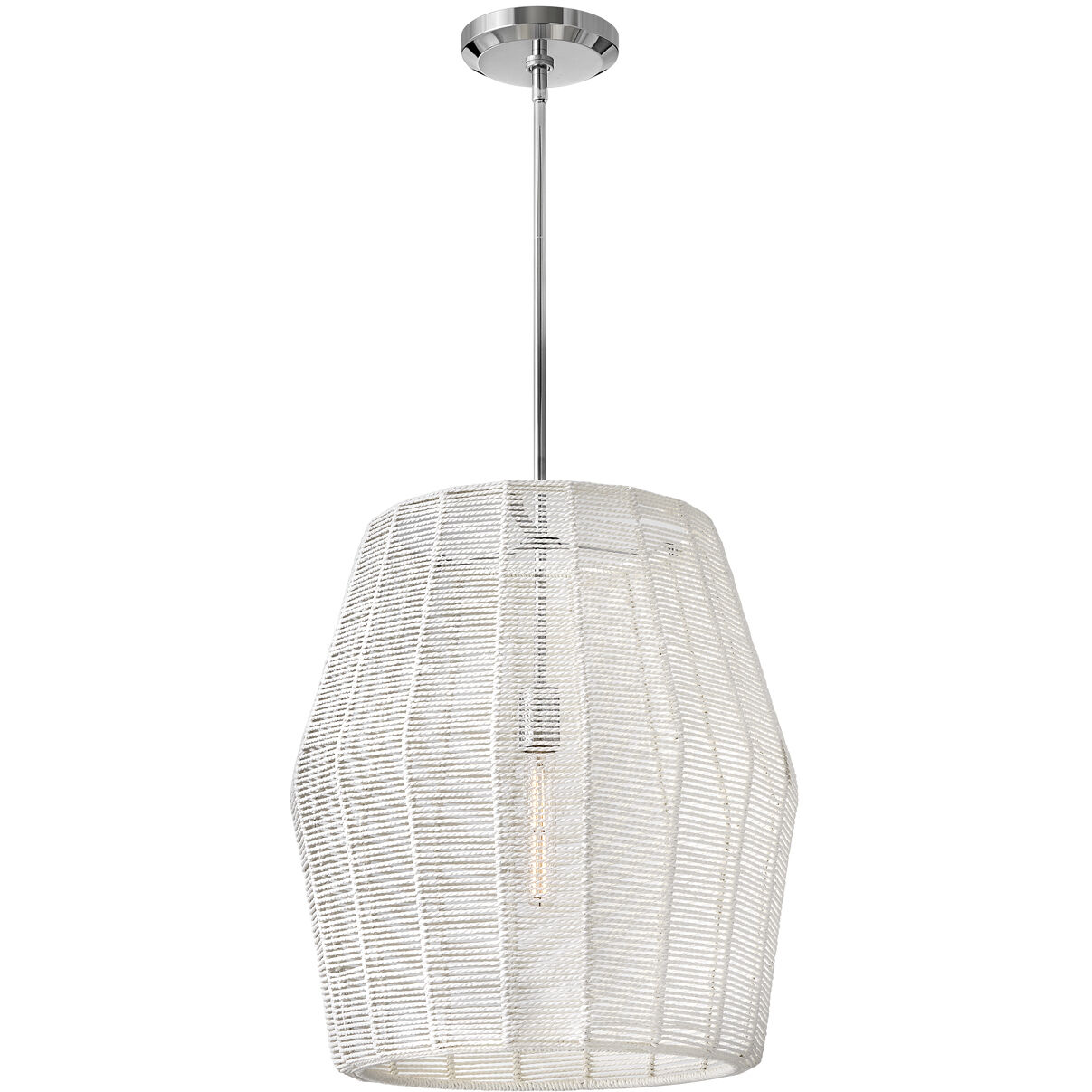 Lisa McDennon Luca 1 Light 20 inch Polished Chrome Indoor Pendant Ceiling Light, Convertible