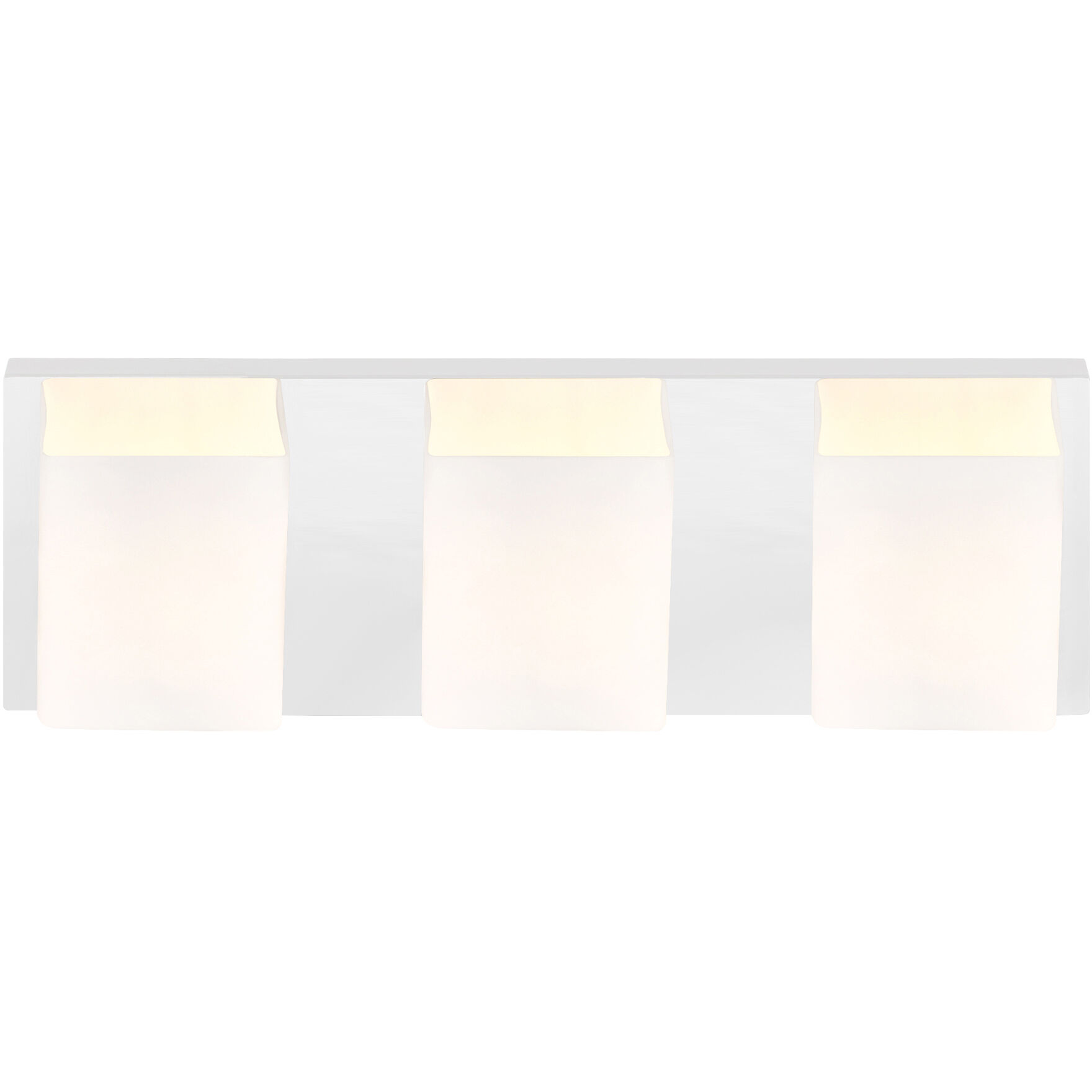Satin Nickle 3 Light 20 inch Satin Nickel Vanity Light Wall Light