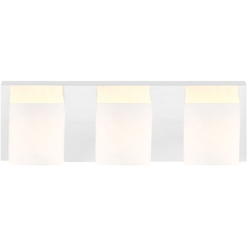 Satin Nickle 3 Light 20 inch Satin Nickel Vanity Light Wall Light