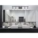 Auralume Colden LED 45 inch Matte Black and Clear Bath Vanity Light Wall Light