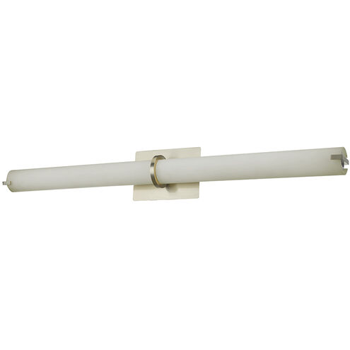 Squire LED 26.37 inch Brushed Nickel Bath Vanity Light Wall Light