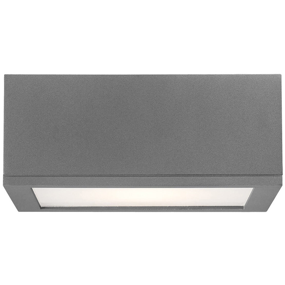 Rubix LED 10 inch Graphite Outdoor Flush