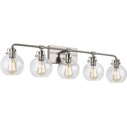 Sean Lavin Clara 5 Light 40 inch Satin Nickel Vanity Light Wall Light