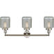 Franklin Restoration Stanton 3 Light 32 inch Polished Nickel Bath Vanity Light Wall Light, Franklin Restoration