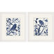 Bluebird Silhouette Blue and Neutral Framed Art, Propac