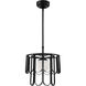 Melody 1 Light 15 inch Flat Black Pendant Ceiling Light