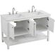 Theo 54 X 34 inch White Bathroom Vanity Cabinet