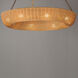 Bower 8 Light 40 inch Natural Aged Brass Ring Pendant Ceiling Light