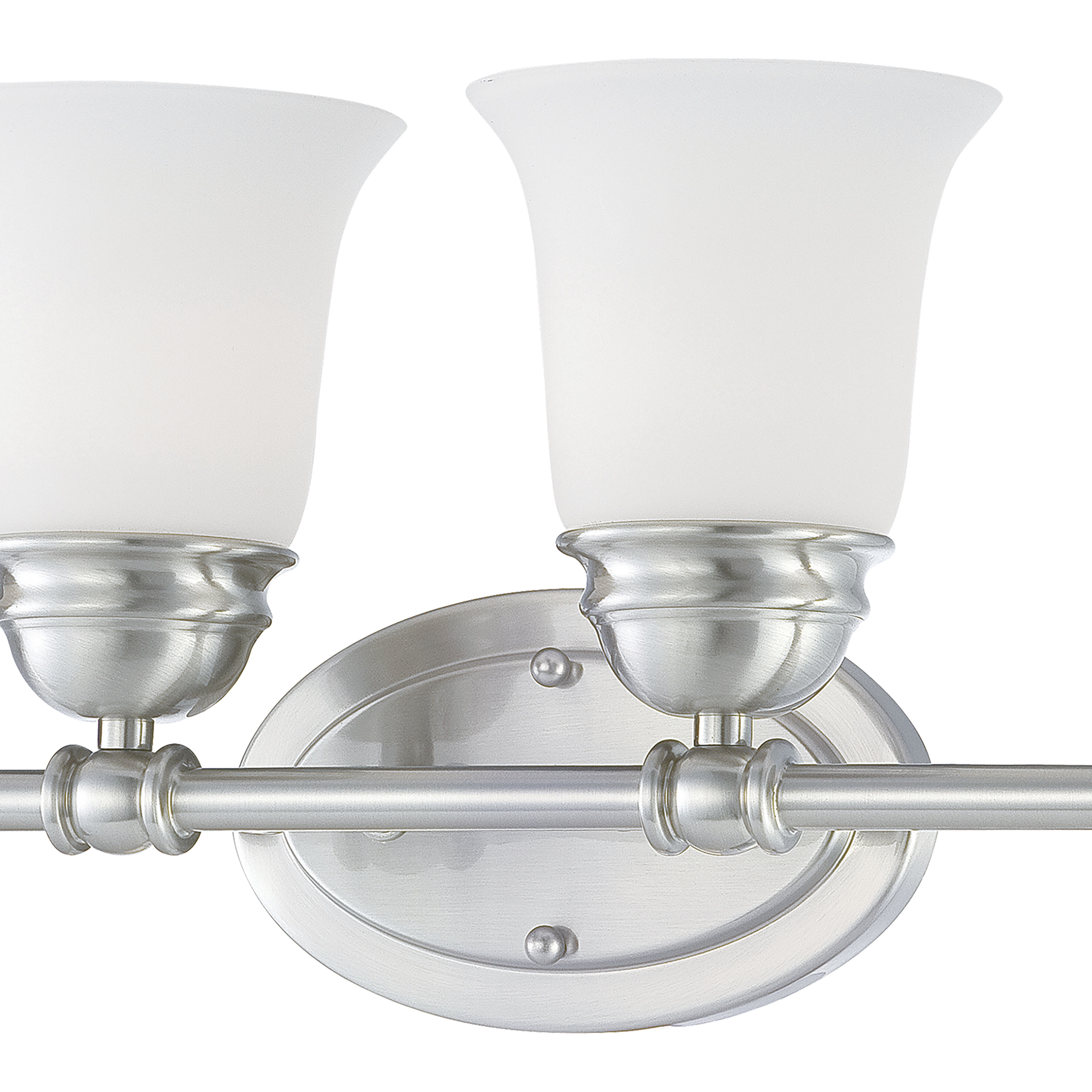 Bella Vanity Light Wall Light in Brushed Nickel