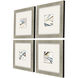 Abstract Blue and Brown Framed Art