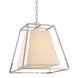 Kyle 4 Light 17 inch Polished Nickel Pendant Ceiling Light in Eco Paper