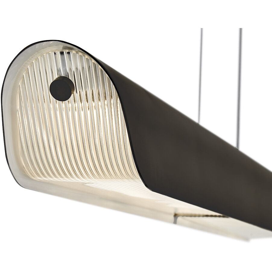 Arco LED 46 inch Black Oxide Chandelier Ceiling Light