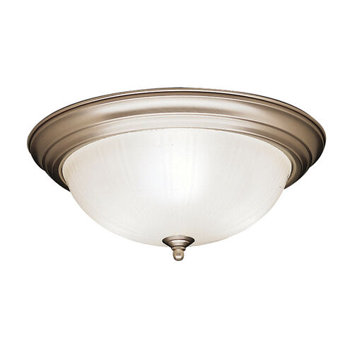 Independence 3 Light 15 inch Brushed Nickel Flush Mount Light Ceiling Light