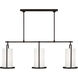 Thom Filicia Sherwood Linear Chandelier Ceiling Light in Aged Iron