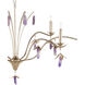 Lilah 6 Light 48.5 inch Champagne Chandelier Ceiling Light