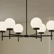 Rigsby 6 Light 36 inch Matte Black Chandelier Ceiling Light
