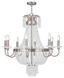 Valentina 8 Light 32 inch Brushed Nickel Chandelier Ceiling Light