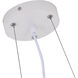 Canada LED 31 inch White Chandelier Ceiling Light