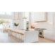 Ludo LED 16 inch Matte White and Modern Gold Pendant Ceiling Light