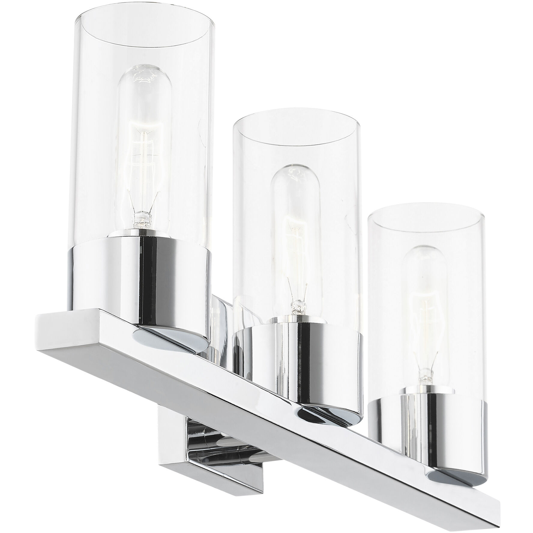 Carson 3 Light 23 inch Polished Chrome Vanity Sconce Wall Light