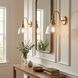 Vintage 1 Light 9 inch Natural Brass Wall Sconce Wall Light