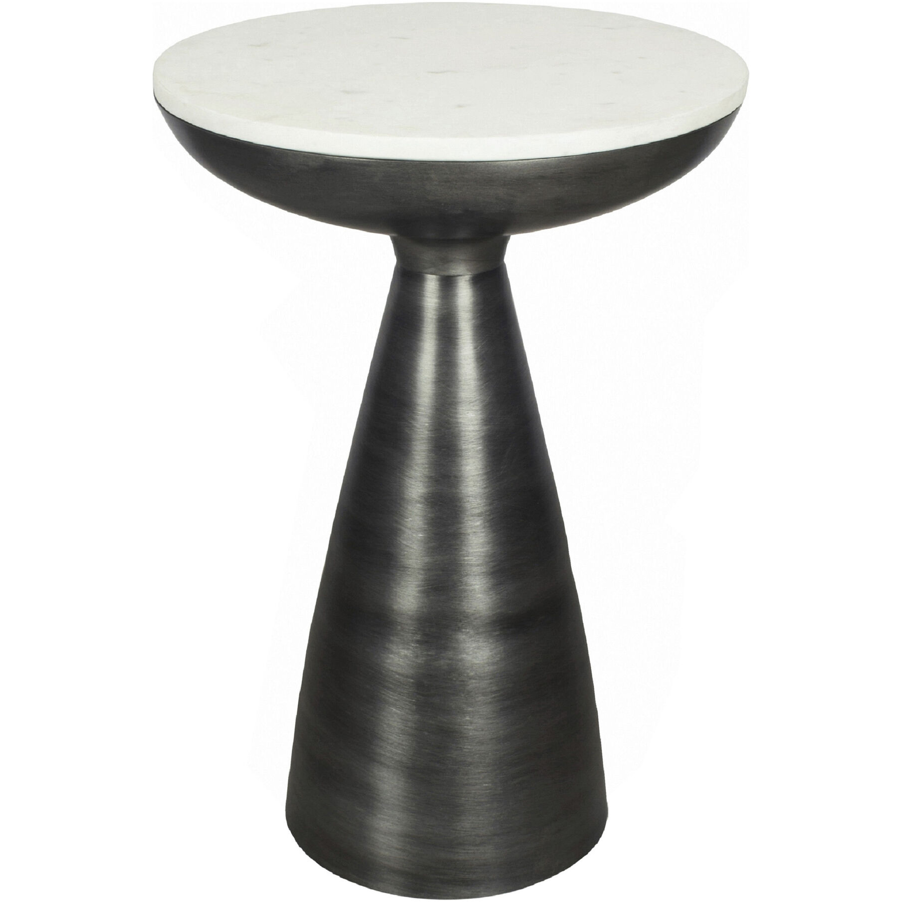 Font 22 X 16 inch White Side Table