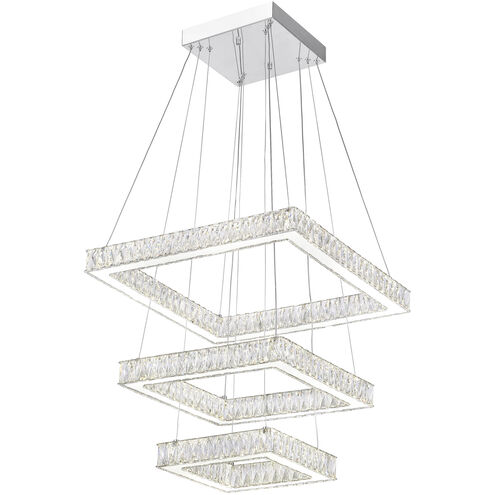 Florence LED 21 inch Chrome Chandelier Ceiling Light