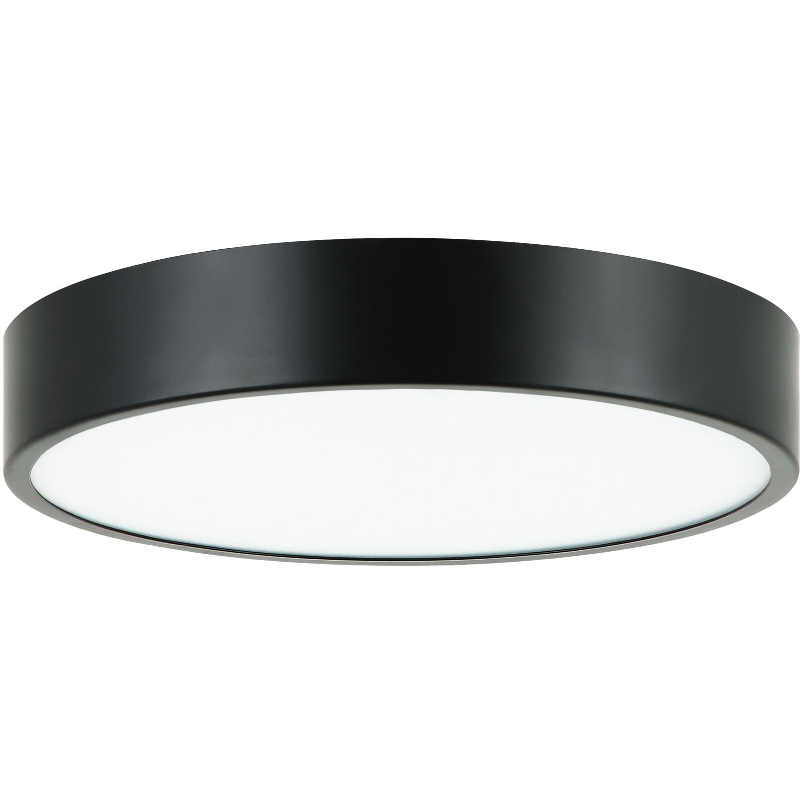 Plato LED 11 inch Black Flush Mount Ceiling Light