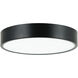 Plato LED 11 inch Black Flush Mount Ceiling Light