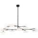Champalimaud Brindille LED 65 inch Gun Metal Two Tier Chandelier Ceiling Light, Extra Large