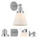 Cone 1 Light 6.5 inch Polished Chrome Sconce Wall Light