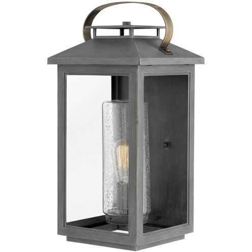 Coastal Elements Atwater LED 21 inch Ash Bronze Outdoor Wall Mount Lantern, Large