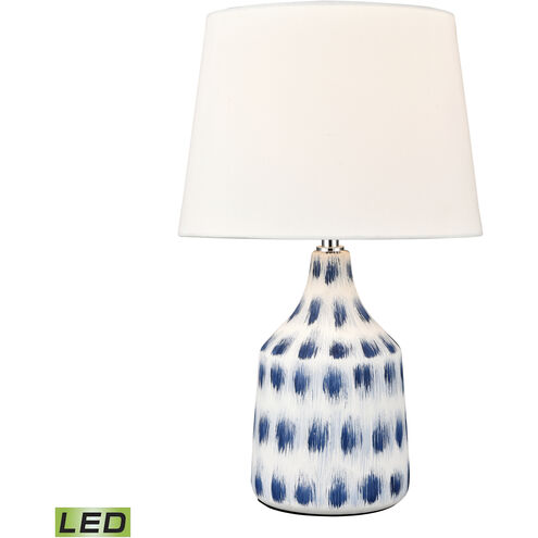 Colmar 18 inch 9 watt Blue Table Lamp Portable Light