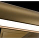 Inlet Indoor Wall Lighting in 2700K, Aged Brass