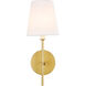 Mel 1 Light 6 inch Brass Wall sconce Wall Light