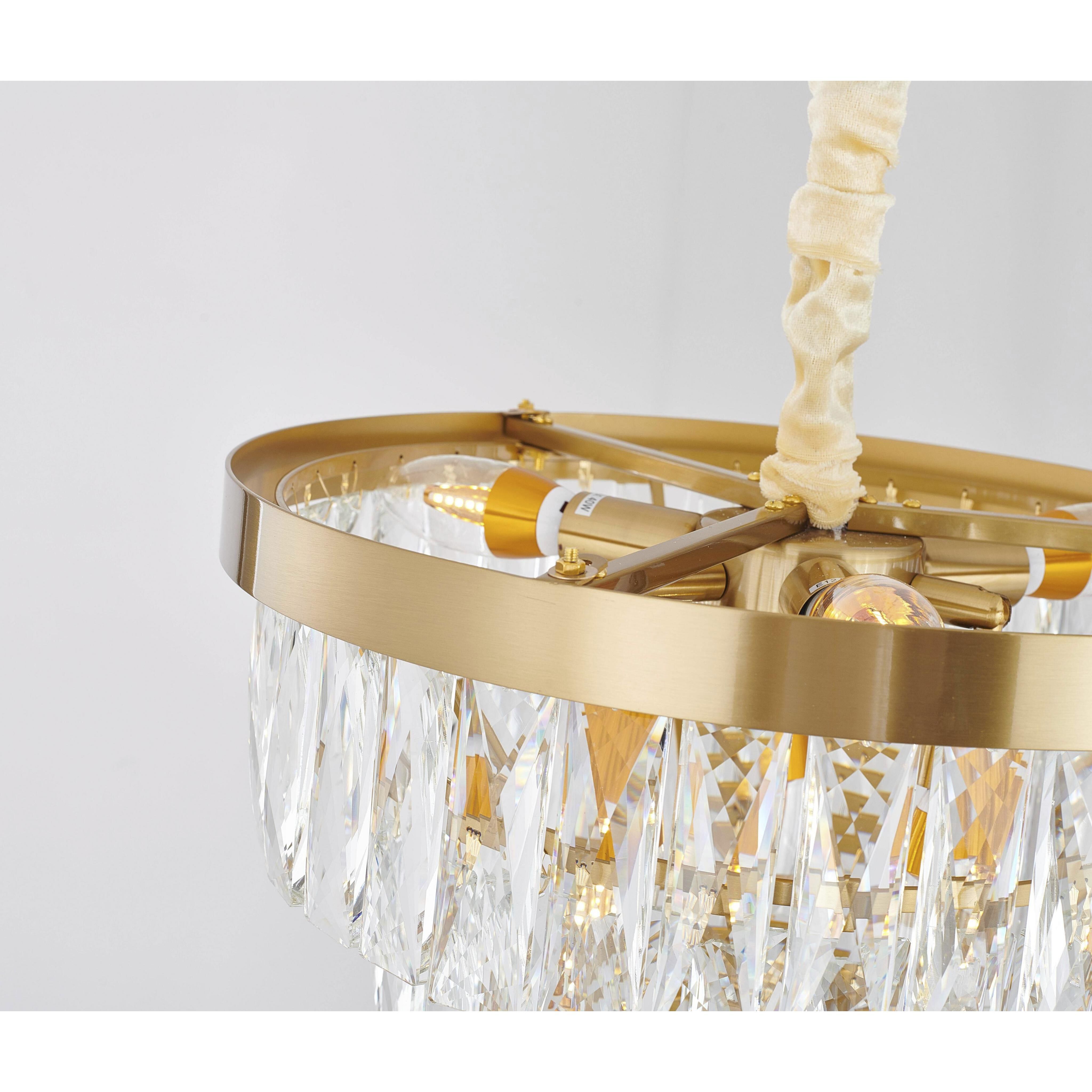 Canada 6 Light 15.57 inch Gold Chandelier Ceiling Light