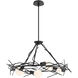 Brindille 6 Light 37.3 inch Ink Circular Pendant Ceiling Light