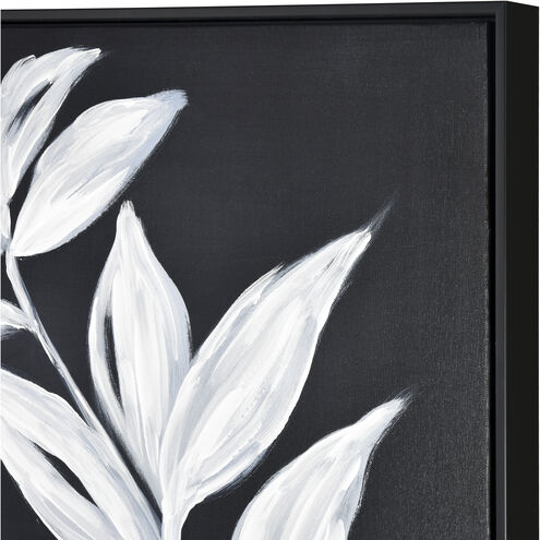 Silhouette Black with White Framed Wall Art, I