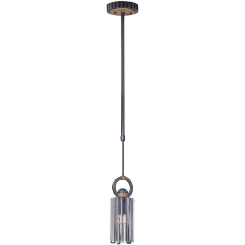 Foster 1 Light 5.5 inch Grecian Bronze Mini Pendant Ceiling Light