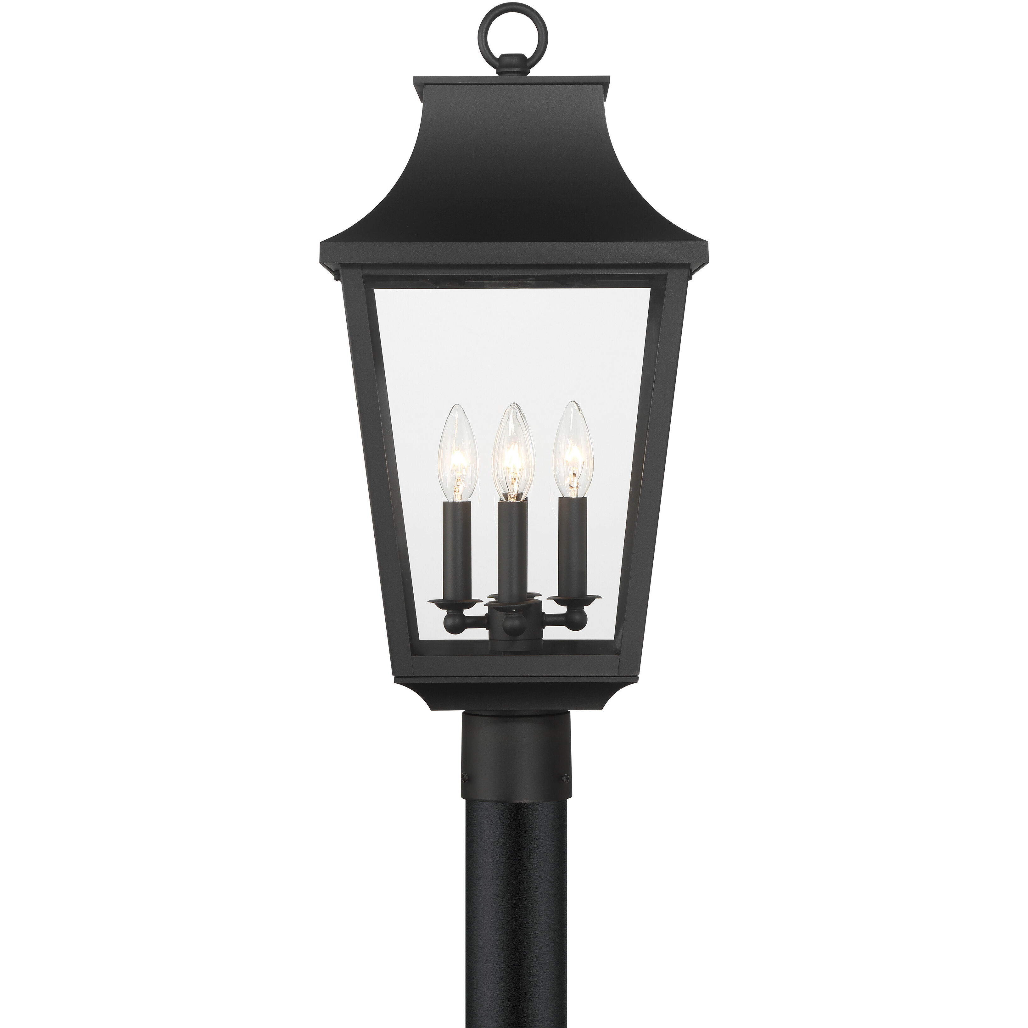 Altimeter 4 Light 23.5 inch Sand Coal Outdoor Post Lantern, Great Outdoors